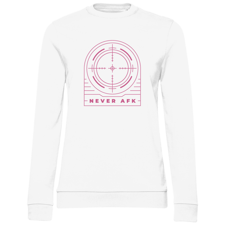 Never AFK - Damen Sweatshirt - Textilzauber