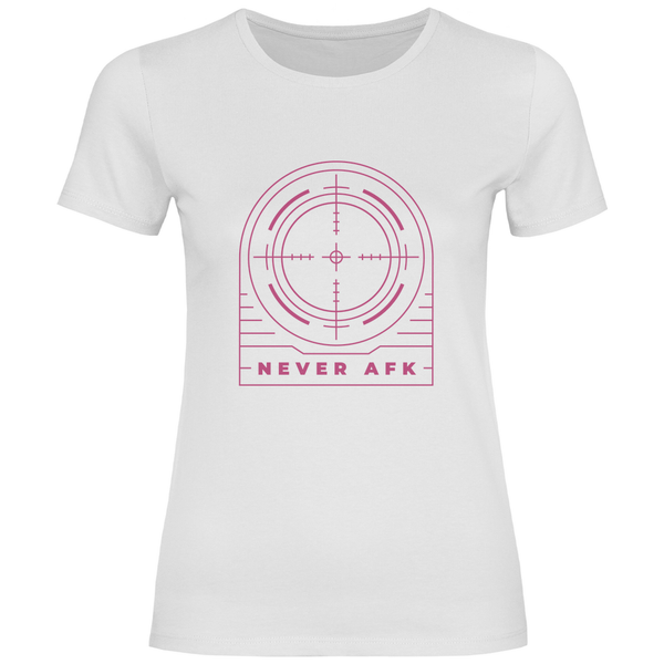 Never AFK - Damen T - Shirt - Textilzauber