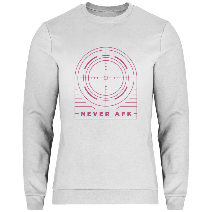 Never AFK - Herren Sweatshirt - Textilzauber