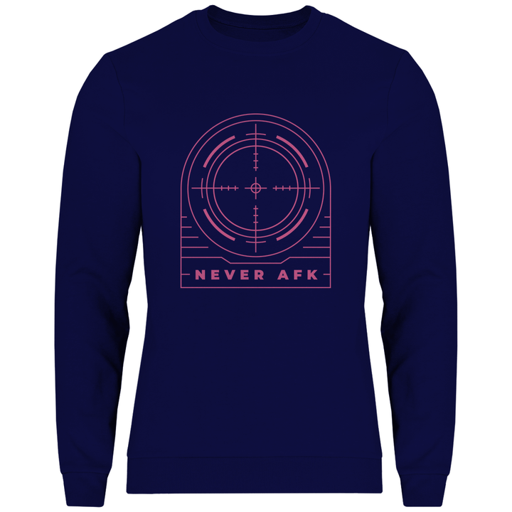 Never AFK - Herren Sweatshirt - Textilzauber