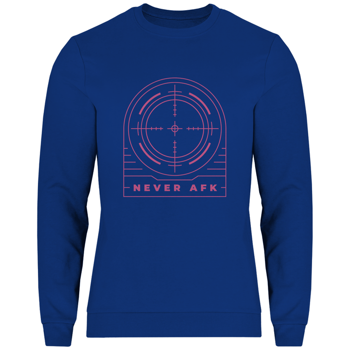 Never AFK - Herren Sweatshirt - Textilzauber
