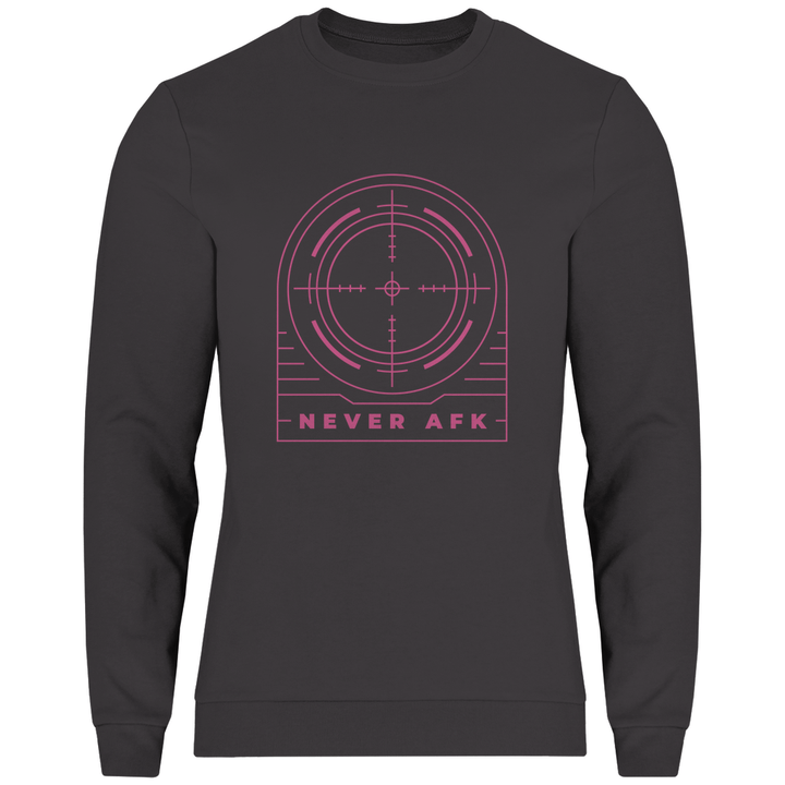 Never AFK - Herren Sweatshirt - Textilzauber