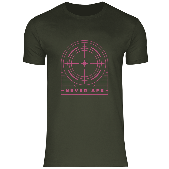 Never AFK - Herren T - Shirt - Textilzauber