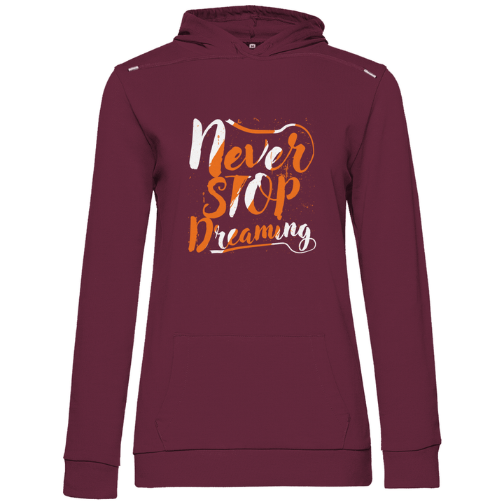 Never Stop Dreaming - Damen Hoodie - Textilzauber