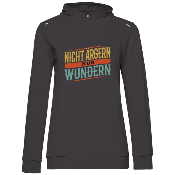 Nicht ärgern, nur wundern - Damen Hoodie - Textilzauber