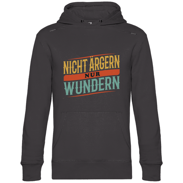 Nicht ärgern, nur wundern - Herren Hoodie - Textilzauber