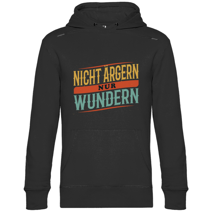Nicht ärgern, nur wundern - Herren Hoodie - Textilzauber