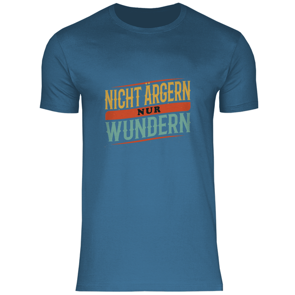 Nicht ärgern, nur wundern - Herren T - Shirt - Textilzauber
