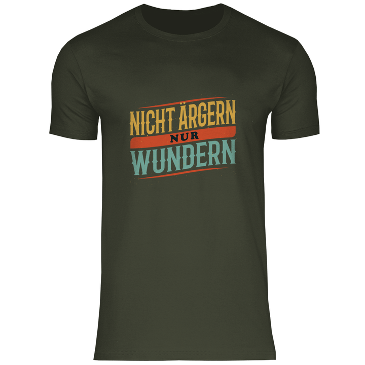 Nicht ärgern, nur wundern - Herren T - Shirt - Textilzauber
