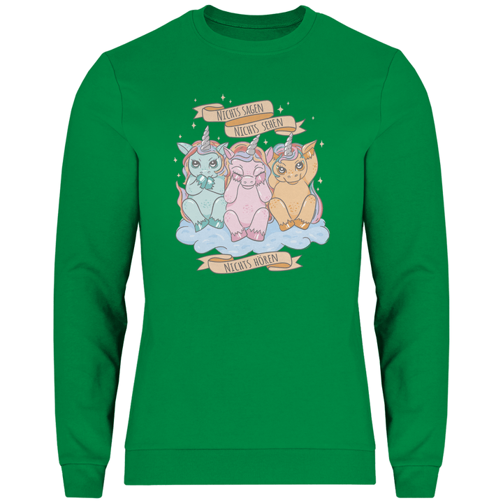 Nichts Sehen, Nichts Hören, Nichts Sagen - Herren Sweatshirt - Textilzauber