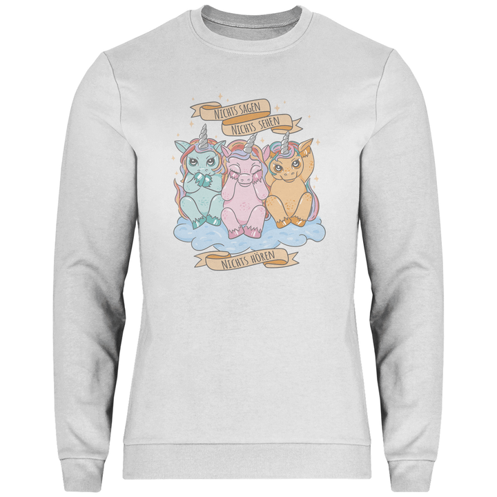 Nichts Sehen, Nichts Hören, Nichts Sagen - Herren Sweatshirt - Textilzauber