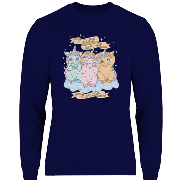 Nichts Sehen, Nichts Hören, Nichts Sagen - Herren Sweatshirt - Textilzauber