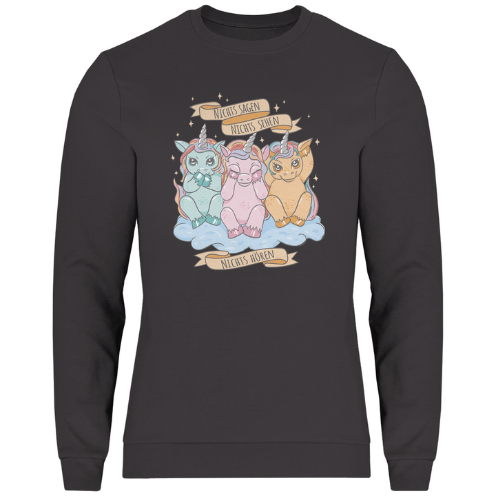 Nichts Sehen, Nichts Hören, Nichts Sagen - Herren Sweatshirt - Textilzauber