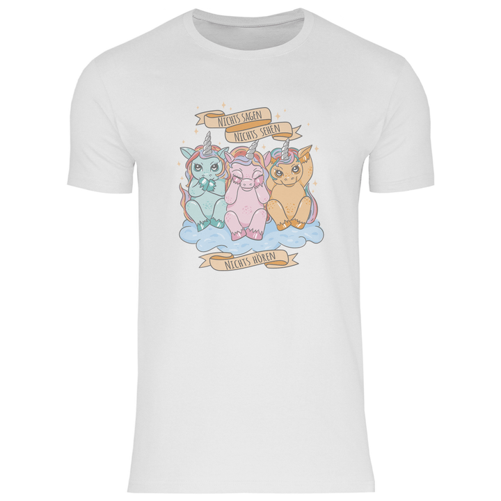Nichts Sehen, Nichts Hören, Nichts Sagen - Herren T - Shirt - Textilzauber