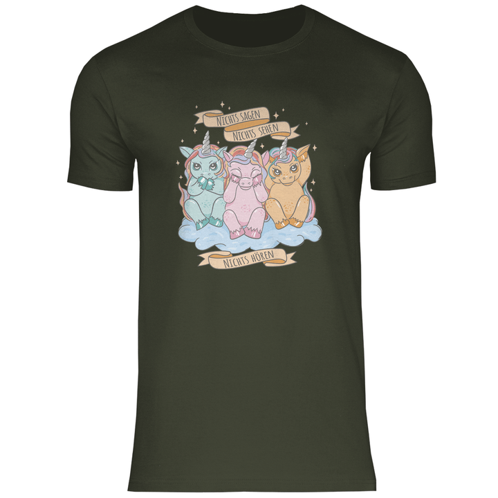 Nichts Sehen, Nichts Hören, Nichts Sagen - Herren T - Shirt - Textilzauber
