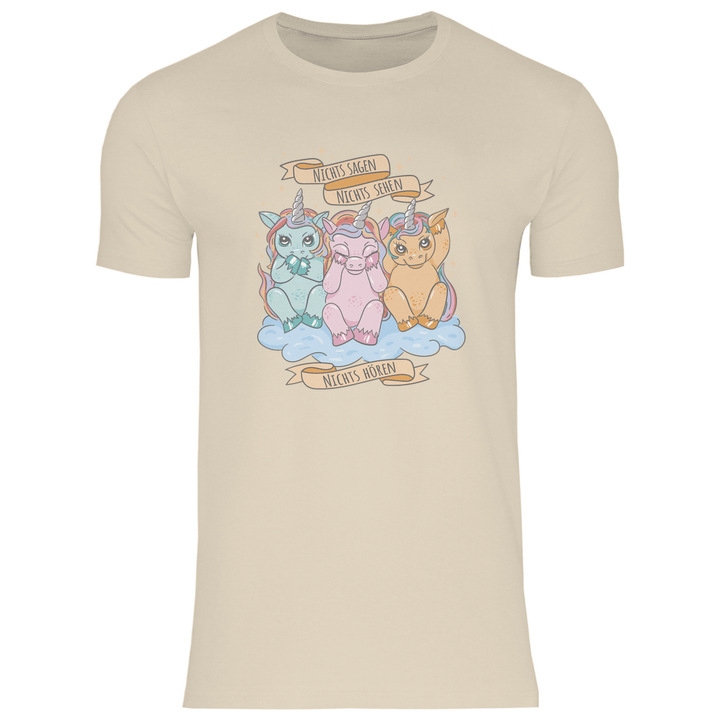 Nichts Sehen, Nichts Hören, Nichts Sagen - Herren T - Shirt - Textilzauber