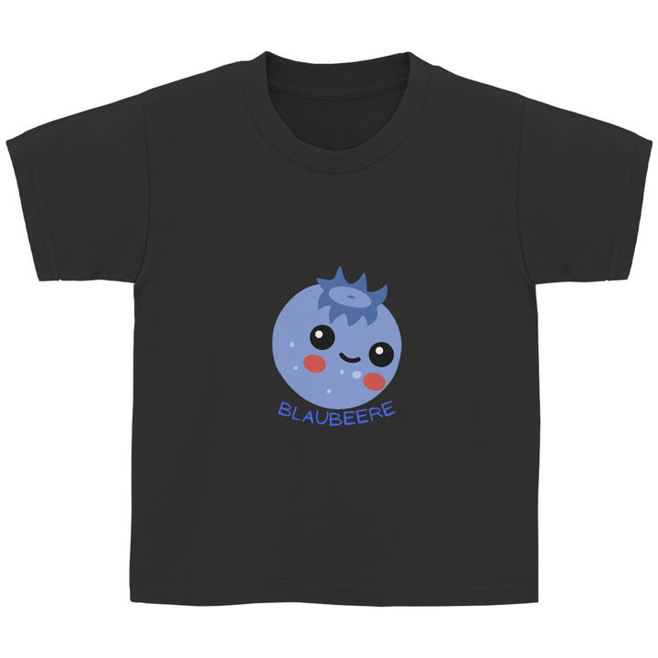 Niedliche Blaubeere - Kinder T - Shirt - Textilzauber