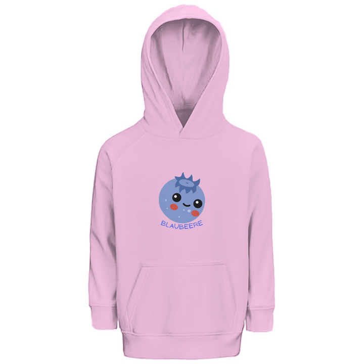 Niedliche Blaubeere - Premium Bio Kinderhoodie - Textilzauber