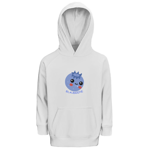 Niedliche Blaubeere - Premium Bio Kinderhoodie - Textilzauber