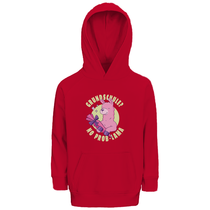 No Prob - Lama - Premium Bio Kinderhoodie - Textilzauber