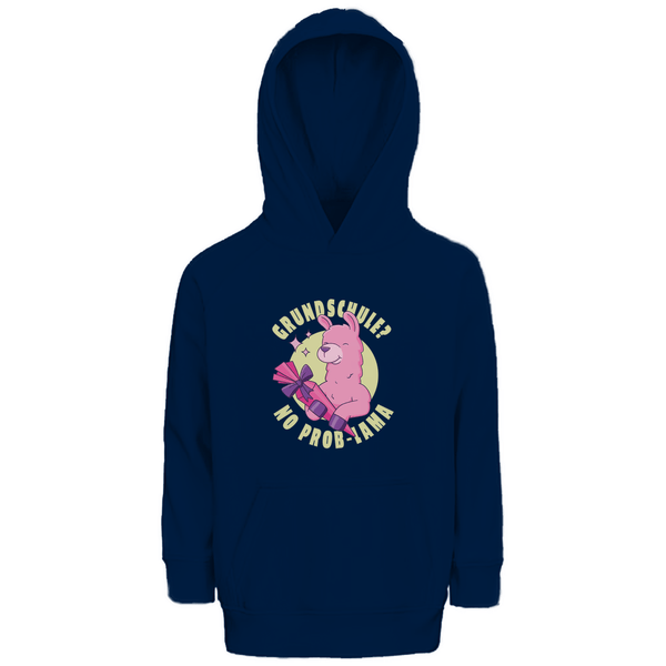 No Prob - Lama - Premium Bio Kinderhoodie - Textilzauber