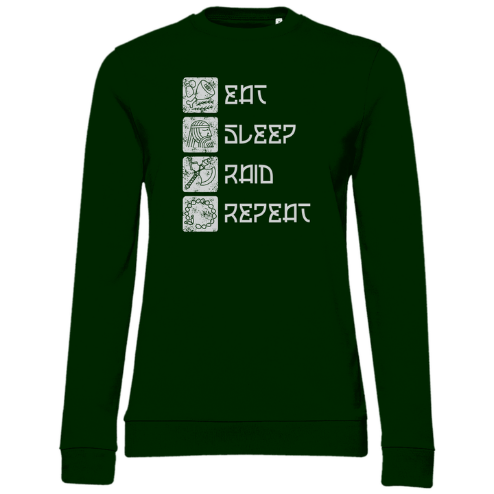 Nordische Routine - Damen Sweatshirt - Textilzauber