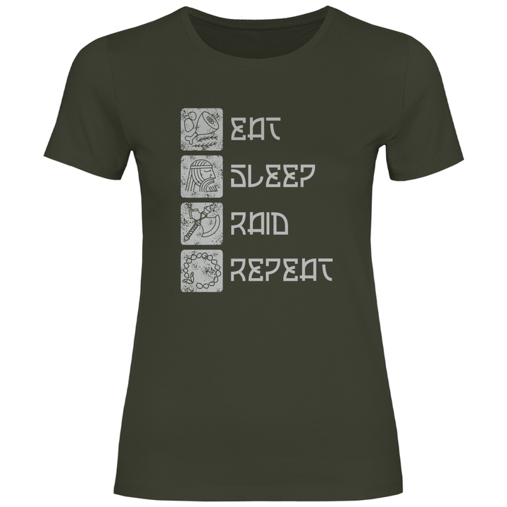 Nordische Routine - Damen T - Shirt - Textilzauber
