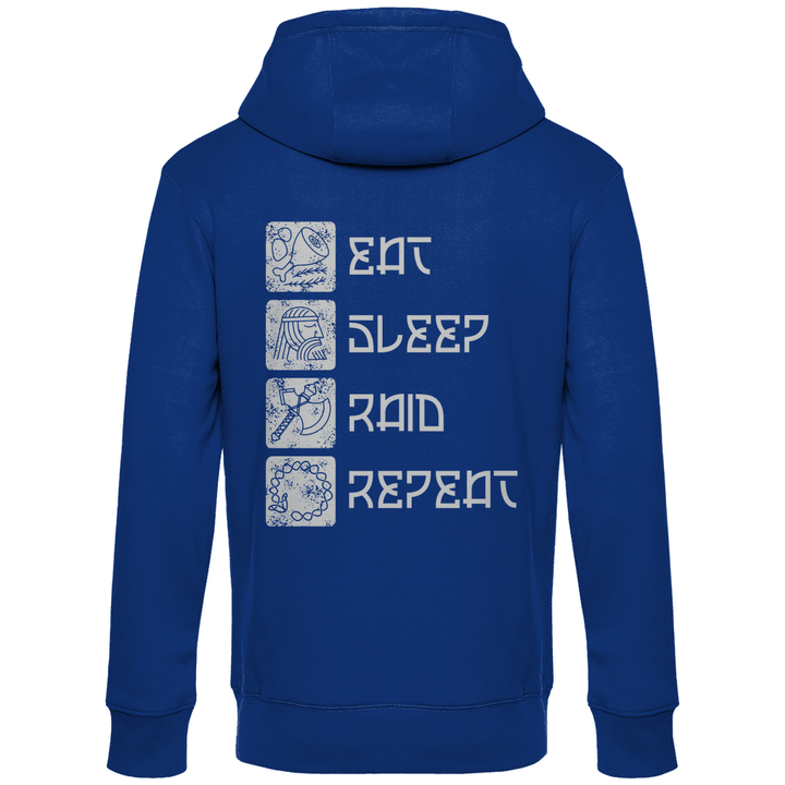 Nordische Routine - Herren Hoodie mit Rückendruck - Textilzauber