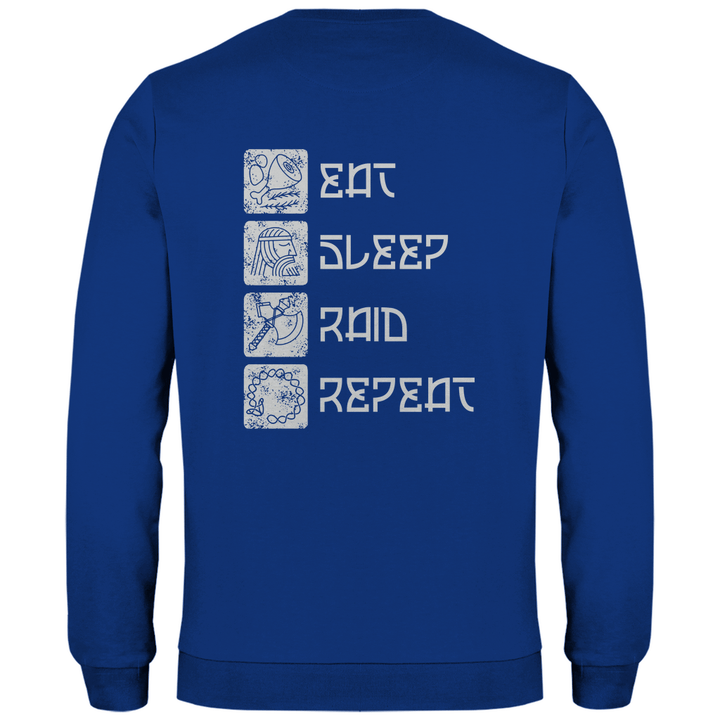 Nordische Routine - Herren Sweatshirt mit Rückendruck - Textilzauber