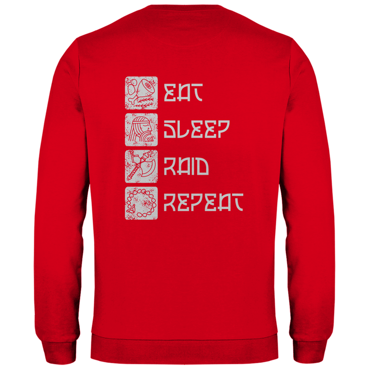 Nordische Routine - Herren Sweatshirt mit Rückendruck - Textilzauber