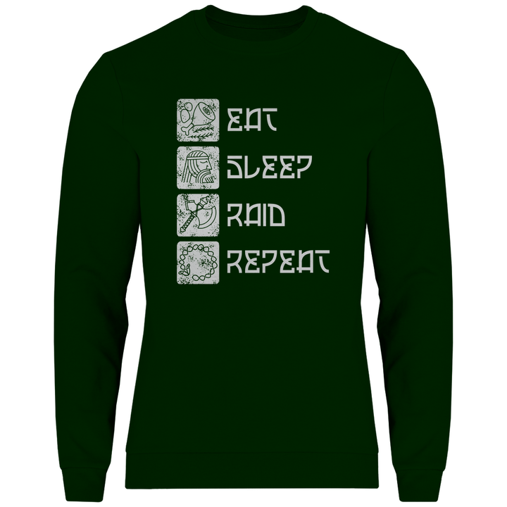 Nordische Routine - Herren Sweatshirt - Textilzauber