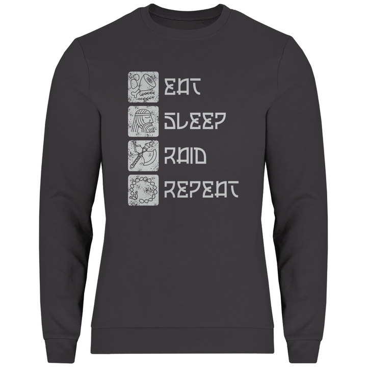 Nordische Routine - Herren Sweatshirt - Textilzauber