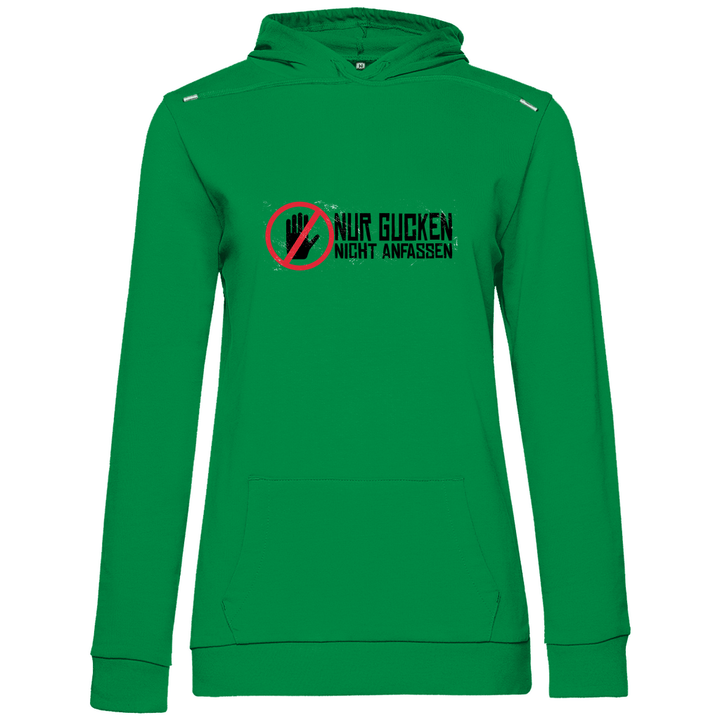 Nur Gucken - Damen Hoodie - Textilzauber