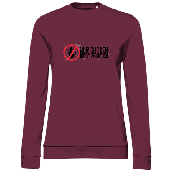 Nur Gucken - Damen Sweatshirt - Textilzauber