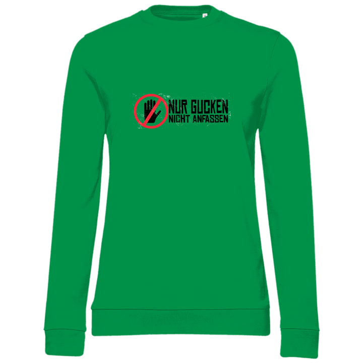 Nur Gucken - Damen Sweatshirt - Textilzauber