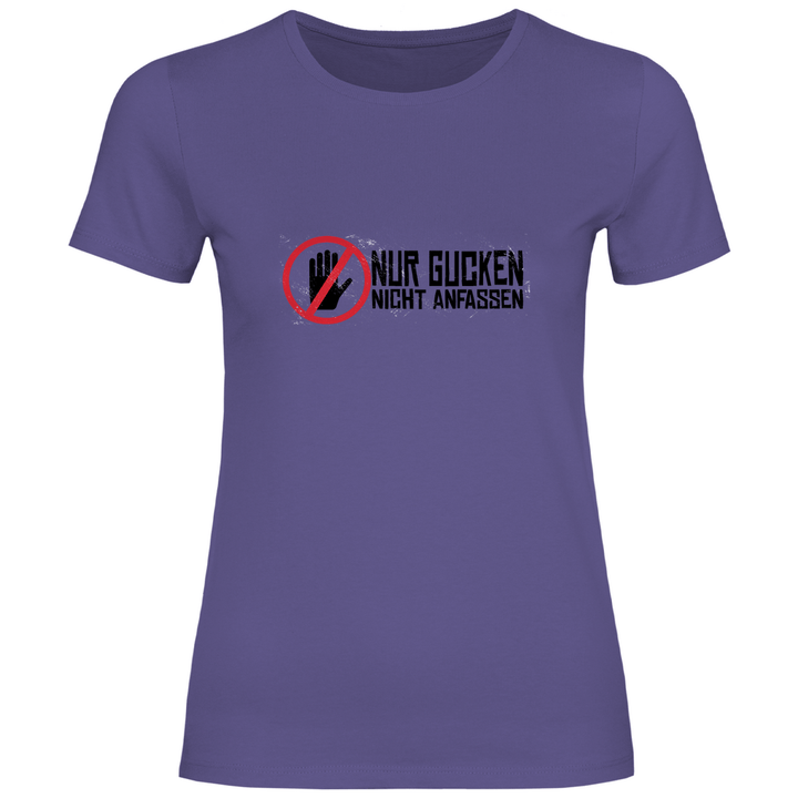 Nur Gucken - Damen T - Shirt - Textilzauber