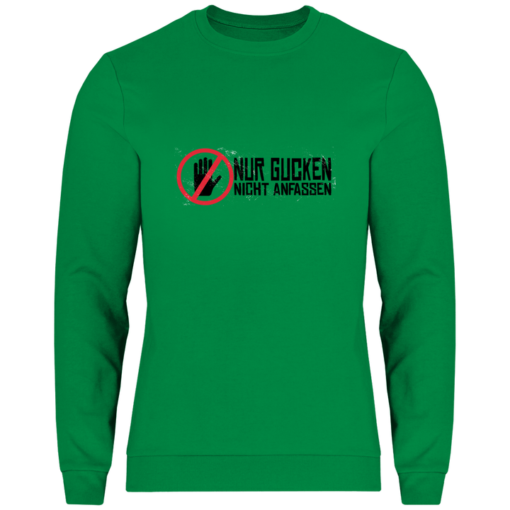 Nur Gucken - Herren Sweatshirt - Textilzauber
