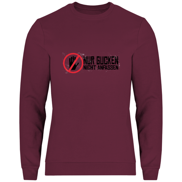 Nur Gucken - Herren Sweatshirt - Textilzauber