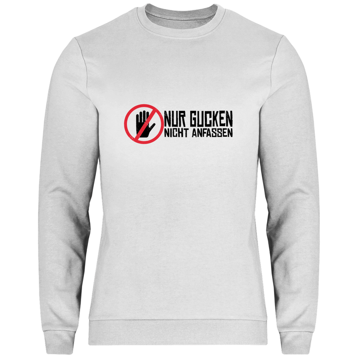 Nur Gucken - Herren Sweatshirt - Textilzauber