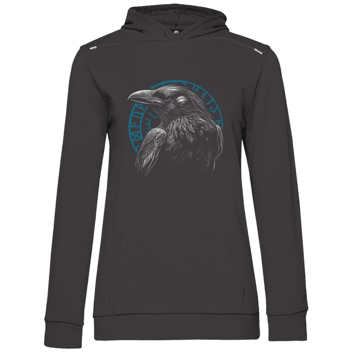 Odin's Rabe - Damen Hoodie - Textilzauber