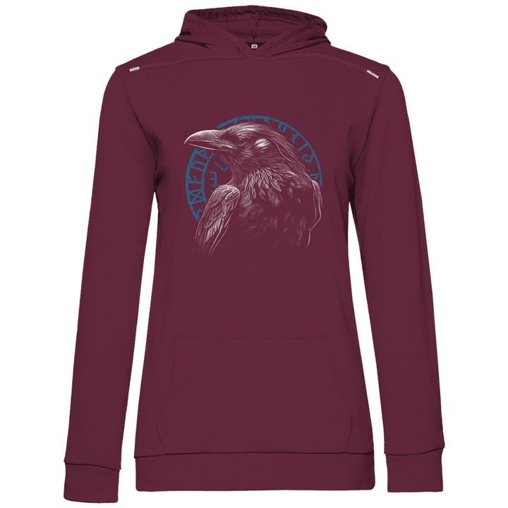 Odin's Rabe - Damen Hoodie - Textilzauber