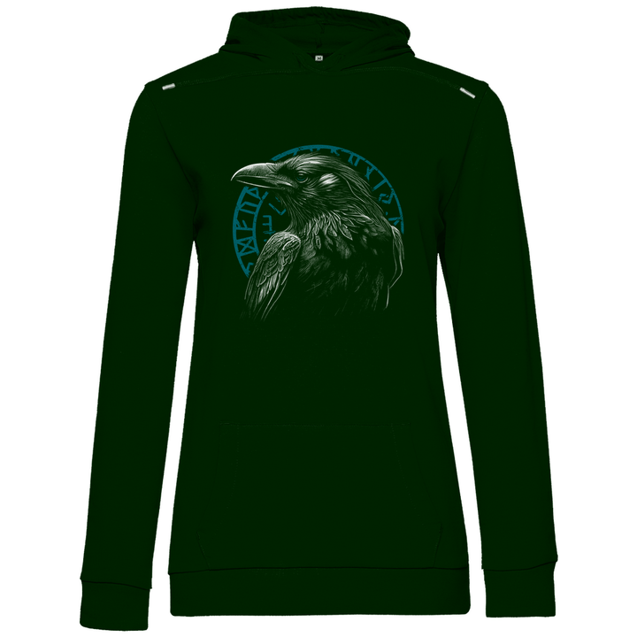 Odin's Rabe - Damen Hoodie - Textilzauber