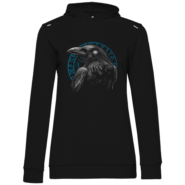 Odin's Rabe - Damen Hoodie - Textilzauber