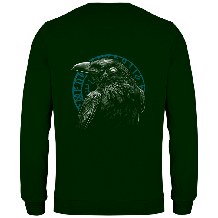 Odin's Rabe - Herren Sweatshirt mit Rückendruck - Textilzauber