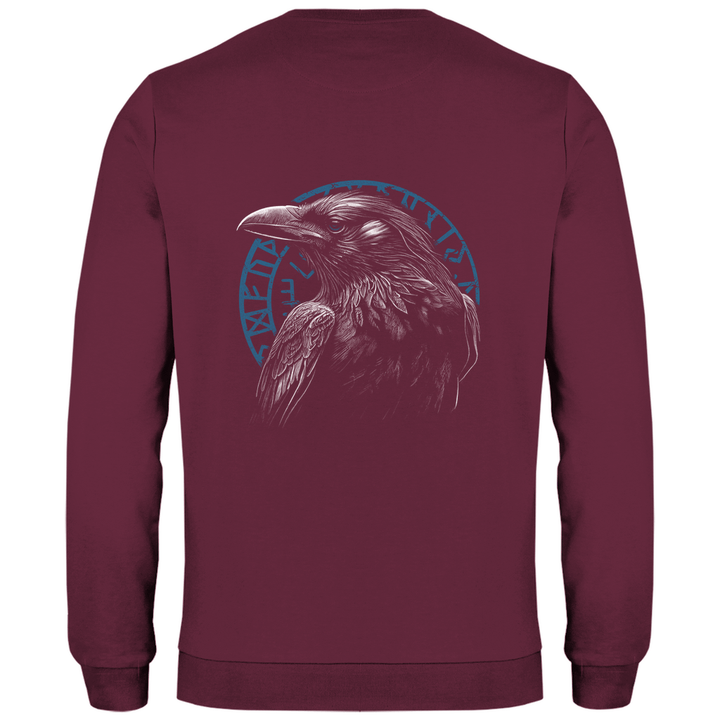 Odin's Rabe - Herren Sweatshirt mit Rückendruck - Textilzauber