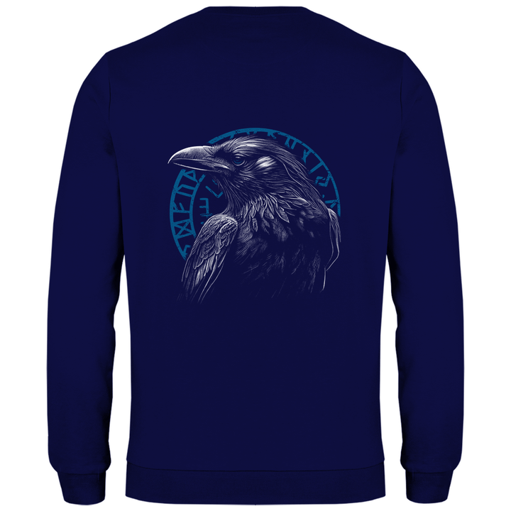 Odin's Rabe - Herren Sweatshirt mit Rückendruck - Textilzauber