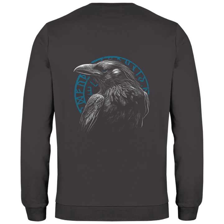 Odin's Rabe - Herren Sweatshirt mit Rückendruck - Textilzauber