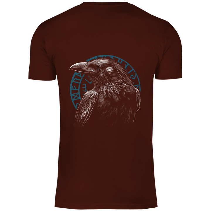 Odin's Rabe - Herren T - Shirt mit Rückendruck - Textilzauber