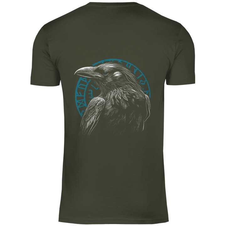 Odin's Rabe - Herren T - Shirt mit Rückendruck - Textilzauber