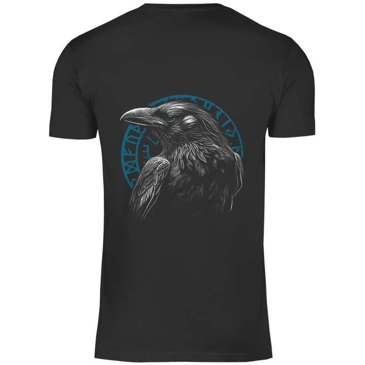Odin's Rabe - Herren T - Shirt mit Rückendruck - Textilzauber